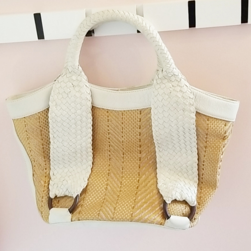 COLE HAAN woven handbag - Picture 2 of 13